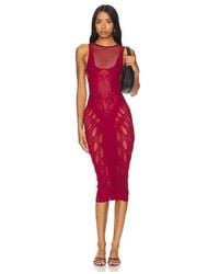 Poster Girl - Vestido Midi Juliet En Color Rojo Talla - Lyst