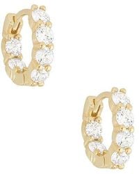 Shashi - Manchester Hoop Earrings - Lyst