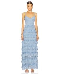 OW Collection - Maxivestido Marina En Color Azul Talla En - Lyst