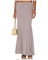 superdown - Falda Alizette En Color Gris Talla (También En M, S, Xl, Xs, Xxs) - Lyst