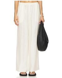 Onia - Textured Gauze Wide Leg Pant - Lyst