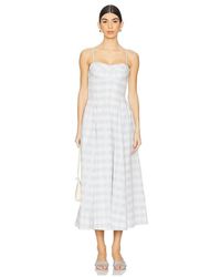 Jonathan Simkhai - Midi-Kleid Kittiya - Lyst
