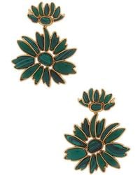 Zimmermann - Pendientes Botanica Dangles En Color Oro Metálico Talla - Lyst