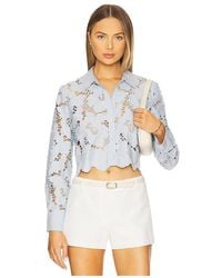 L'Agence - 'Agence Button-Down-Hemd - Lyst