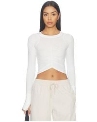 Free People - X Fp Movement Tempo Ruched Longsleeve Top - Lyst
