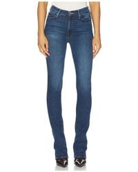 Mother - High Waisted Runaway Jeans - Lyst