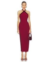 L'academie - ROBE LALI en Burgundy - Lyst
