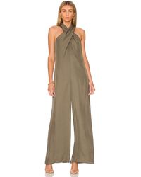 Theory Halter Jumpsuit - Green