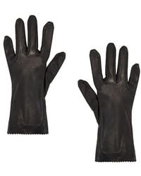 Manokhi - Short Leather Gloves - Lyst