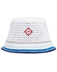 CASABLANCA - Mesh Stripe Crochet Hat - Lyst