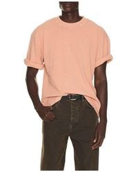 BOUND - Acid Wash Organic Waffle Tee - Lyst