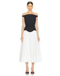 Jonathan Simkhai - Cersei Off Shoulder Midi Dress - Lyst