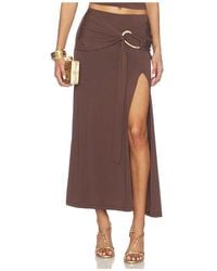 Bardot - Dion Detail Midi Skirt - Lyst