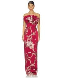 SAU LEE - Noah Brocade Gown - Lyst
