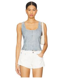 Rag & Bone - Top Sin Mangas Miramar En Color Azul Talla (También En M, Xs, Xxs) - Lyst