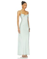 Anna October Snowdrop Asymmetric Cotton-blend Maxi Dress in Black | Lyst