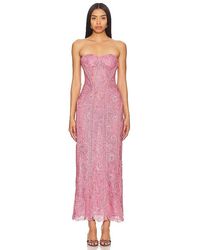 Rococo Sand - X Revolve Paris Lace Midi Dress - Lyst