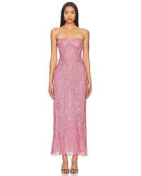 Rococo Sand - X Revolve Paris Lace Midi Dress - Lyst