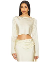 Camila Coelho - Enza Top En Color Amarillo Talla (También En M, S, Xl, Xs, Xxs) - Lyst