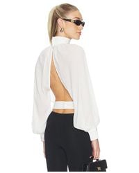 MORE TO COME - Merilee Open Back Top - Lyst
