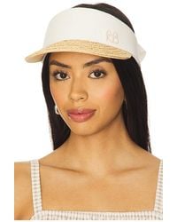 Ruslan Baginskiy - Straw Braid & Linen Visor - Lyst