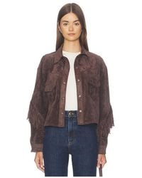 Blank NYC - Cropped Fringe Jacket - Lyst