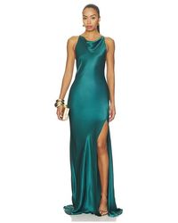 LAPOINTE - Satin Halter Gown - Lyst