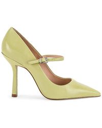schutz green heels