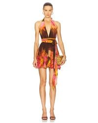 retroféte - Kleid Aus Chiffon Briola - Lyst