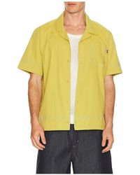 Huf - Pinstripe Embroidered Resort Shirt - Lyst