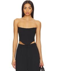 Amanda Uprichard - Sabine Crop Top - Lyst