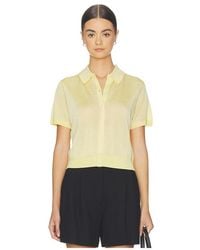 Pistola - Lucca Short Sleeve Polo Sweater Top - Lyst