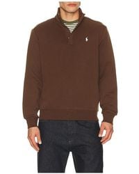 Polo Ralph Lauren - Long Sleeve Double Knit Tech Snap Mocknock Pullover - Lyst