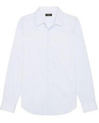 Theory - Camisa En Color Bebe Azul Talla (También En M, S, Xl/1X, Xxl/2X) - Lyst