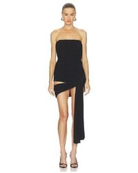 HAELO - Corseted Drape Dress - Lyst