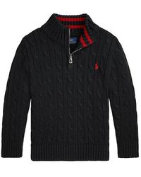 Polo Ralph Lauren - Kids Cable Knit Sweater - Lyst