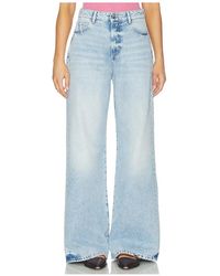 ICON DENIM - Debby Wide Leg Jeans - Lyst