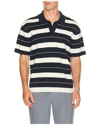 lululemon - Knit Stripe Short Sleeve Polo Shirt - Lyst