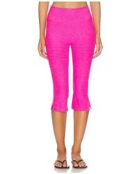 Beyond Yoga - Spacedye Midi Rise Slit Pedal Pusher Pants - Lyst