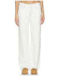 GRLFRND - Jordan Low Rise Frayed Waist Boyfriend - Lyst