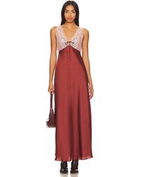 Free People - X Intimately Fp Country Side Maxi Slip In Sparkling Cider - Lyst