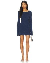 Asta Resort - Maya Longsleeve Mini Dress - Lyst