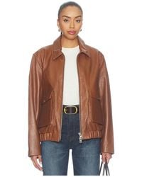 Citizens of Humanity - Zip Front Bomber Jacket - Lyst
