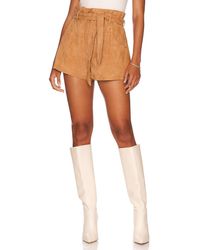 Suede Shorts for Women | Lyst