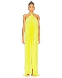 L'idée - Vestido Largo Deesse En Color Amarillo Talla (También En 12/L, 6/Xs, 8/S) - Lyst