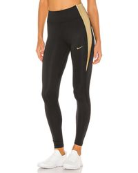 nike team authentic colorblock power tights