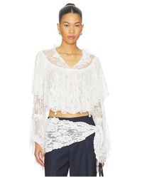 Sea - Holden Embroidery Longesleeve Blouse En Color Blanco Talla (También En S, M, Xl) - Lyst