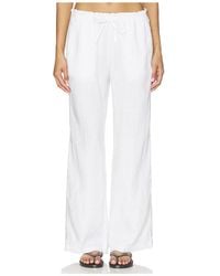 James Perse - Paperbag Waist Linen Pant - Lyst