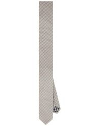 we11done - Check 2 Layered Tie - Lyst