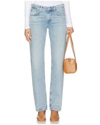 Agolde - Gerades Bein Low Rise Slim - Lyst
